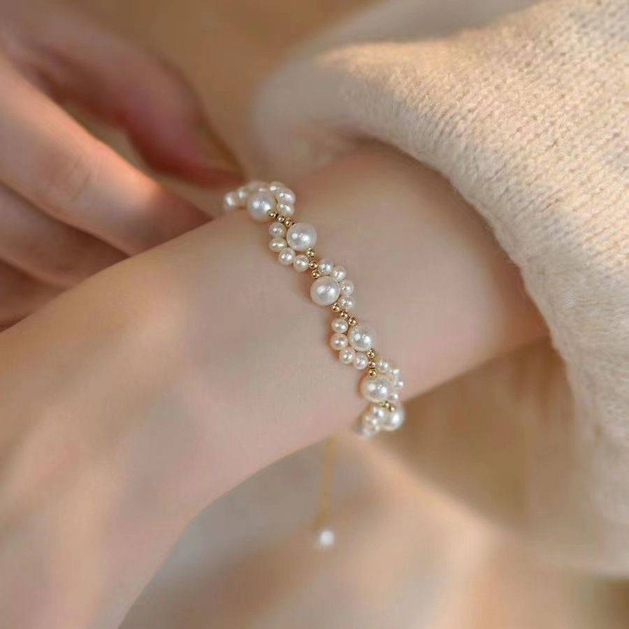 2025 Fashion New Sales Elegant Imitation Pearl Jewelry Charm Bracelet for Women